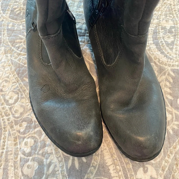 Born • Mila Dual Zip Boot in charcoal gray size 6 - Picture 4 of 7